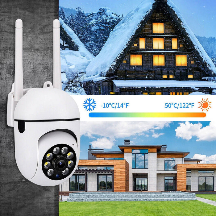 2 Pack Smart Outdoor Wireless Security Cameras, 5G WiFi, 1080P HD, Night Vision