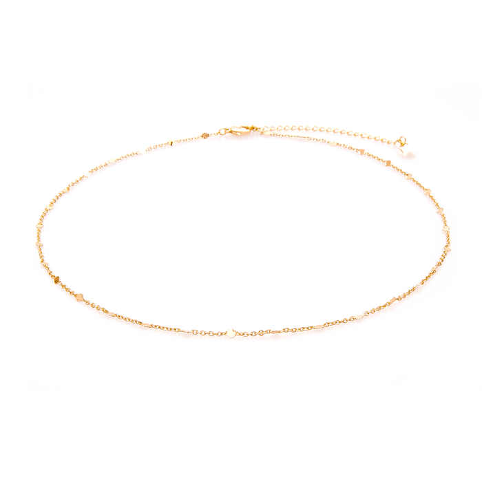 Gold chain necklace