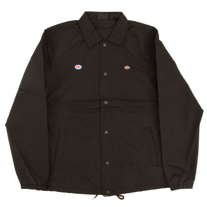 303 Boards - 303 X Dickies Oakport Coaches Jacket (Black)*SALE