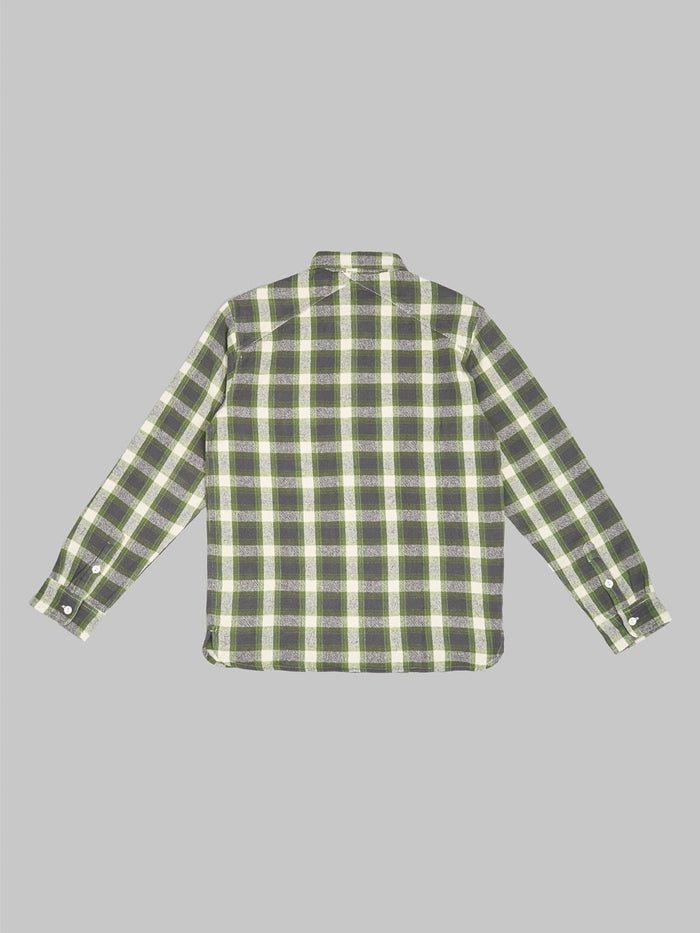 3sixteen Crosscut Flannel Emerald Shaggy Check back