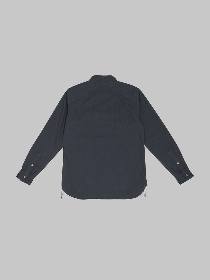 3sixteen Crosscut Western black Denim Shirt back