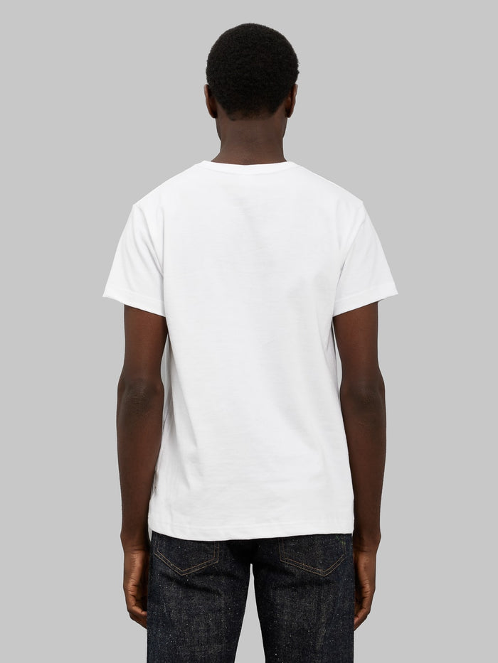 3sixteen Heavyweight TShirt Heather white 2 Pack  model back fit