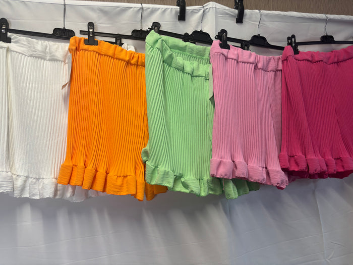 Ladies' Ribbed Floaty Shorts