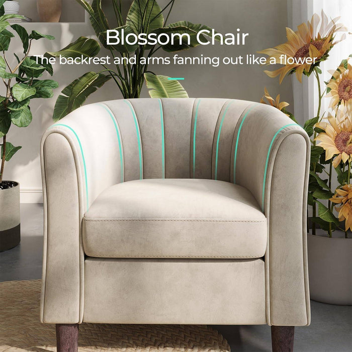 Accent Chair with Ottoman