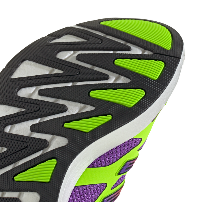 Adizero Aruku Active Purple Solar Green