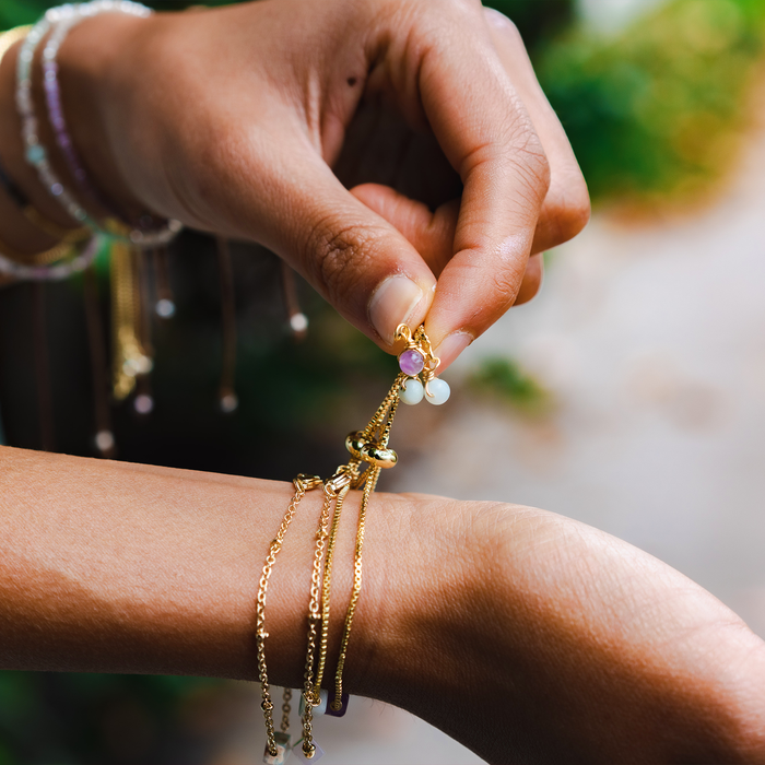 African Jasper Bracelet, worn on wrist