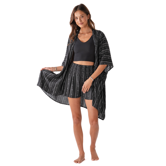 Akha Tribal Shorts Lounge Set, front