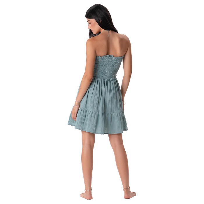 Aqua Daiquiri Dress, back