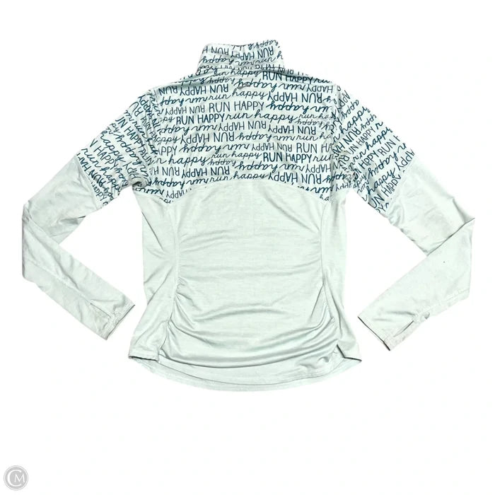Athletic Jacket By Brooks In Blue, Size: S