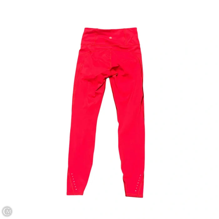Athletic Leggings By Athleta In Red, Size: Xxs