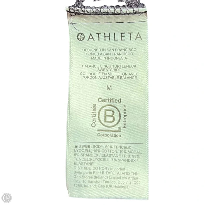 Athletic Sweatshirt Collar By Athleta In Purple, Size: M