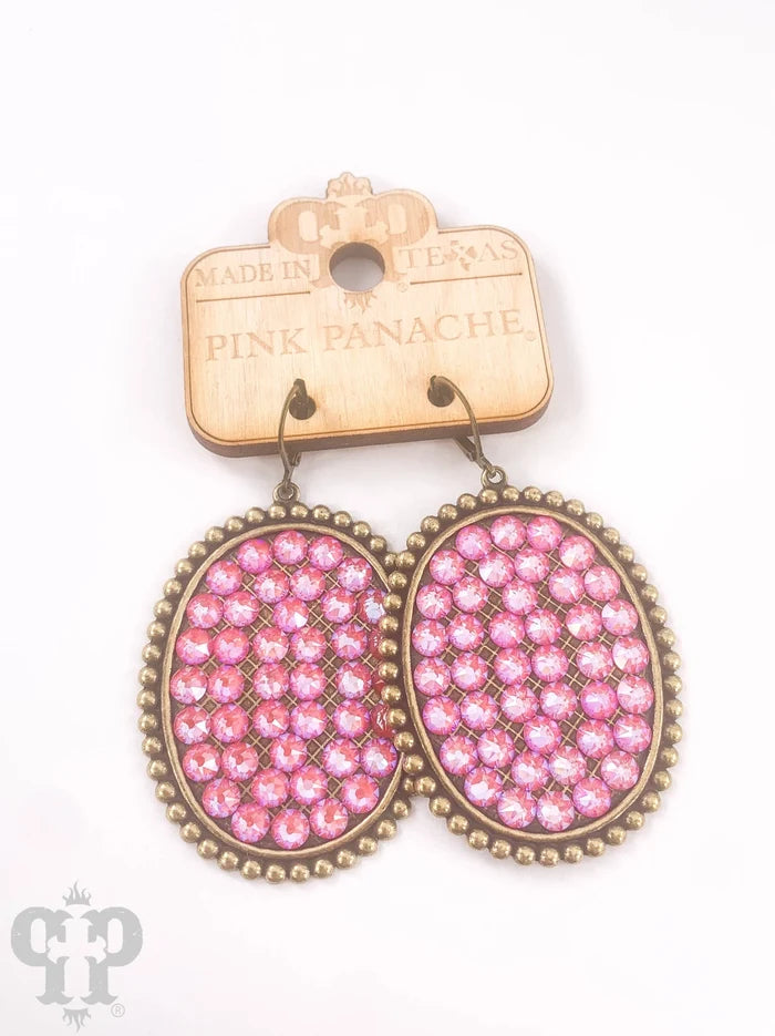 Austrian Crystal Medium Oval Earring