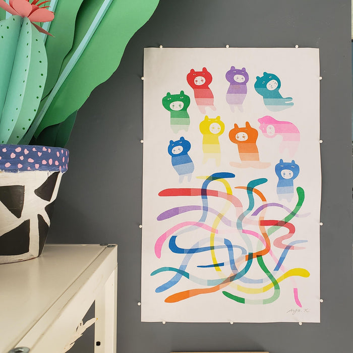 Aya Kakeda: Misc Risograph Prints
