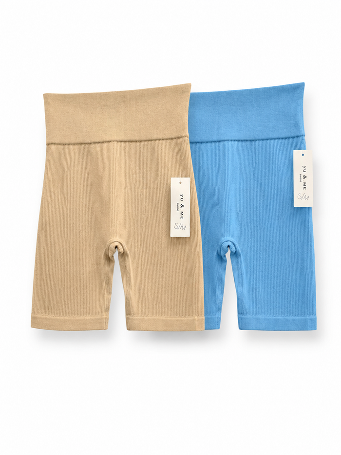 Basic Ribbed Cycling Shorts