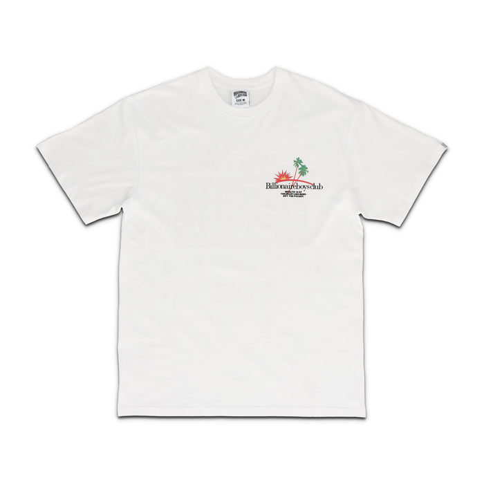 BB Palms Short Sleeve White T-Shirt