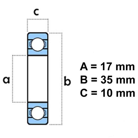 Bearing 6003-2RS
