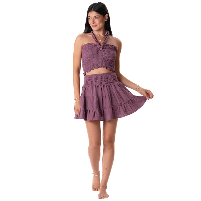 Berry Sea Breeze Skirt, front