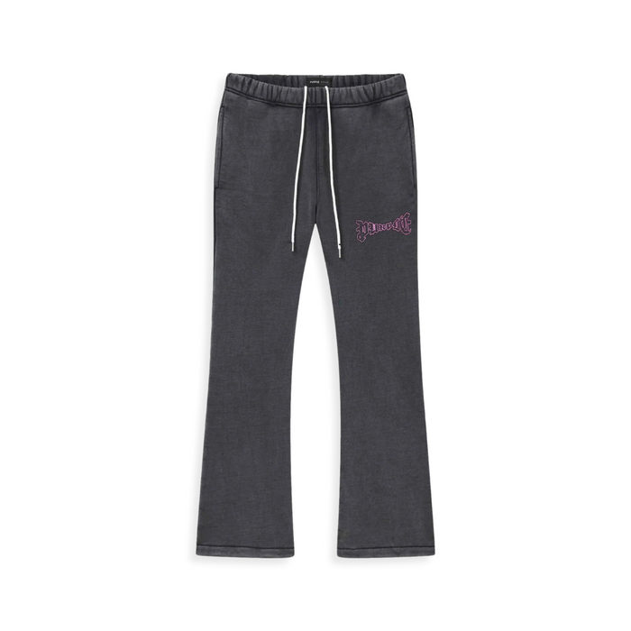 Black Arched Gothic Sweatpants