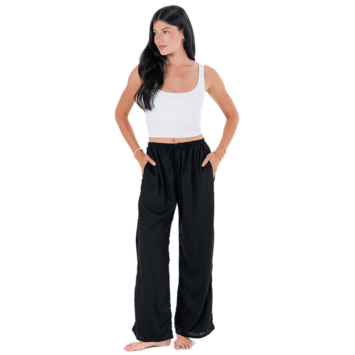 Black Drift Pants, front