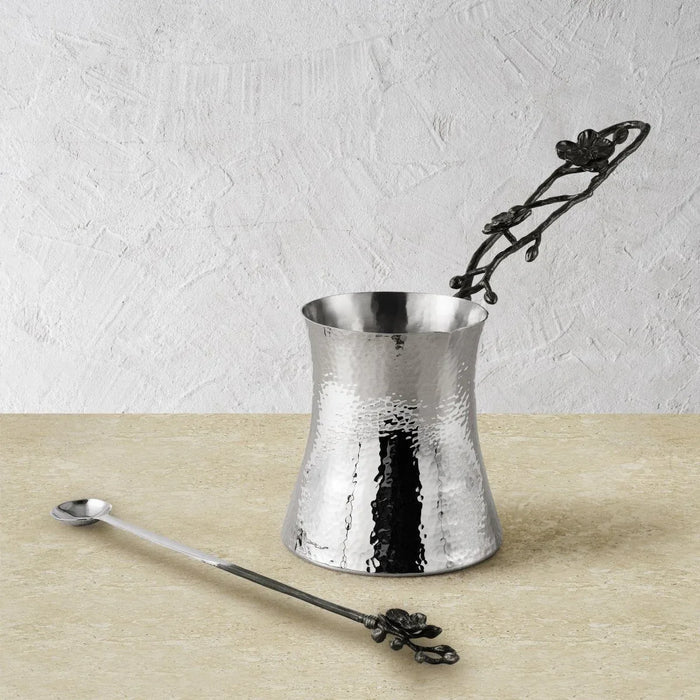 Michael Aram Black Orchid Coffee Pot with Spoon - Large