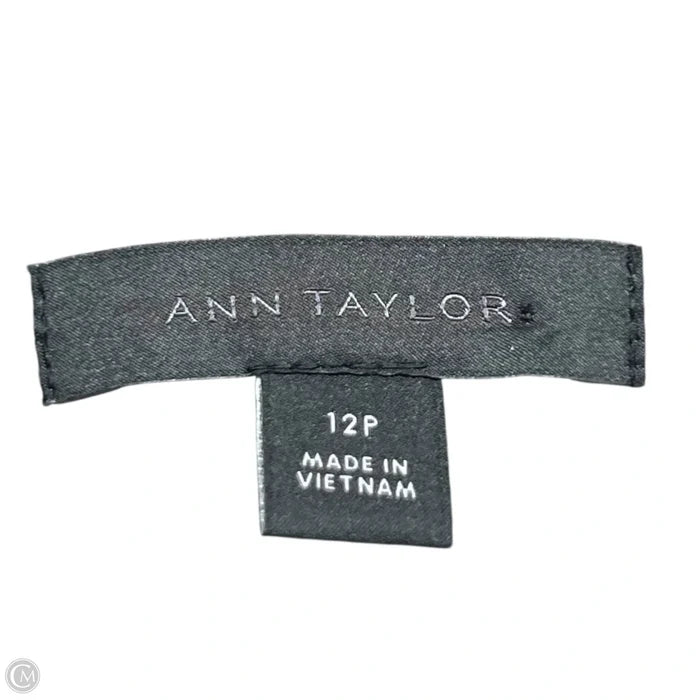 Blazer By Ann Taylor In Brown & Grey, Size: 12p