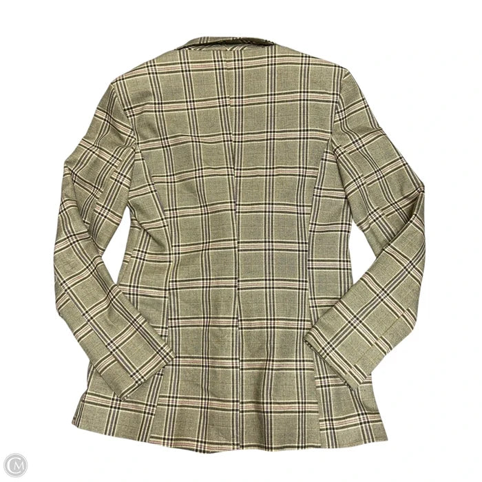 Blazer By Topshop In Cream & Purple, Size: M