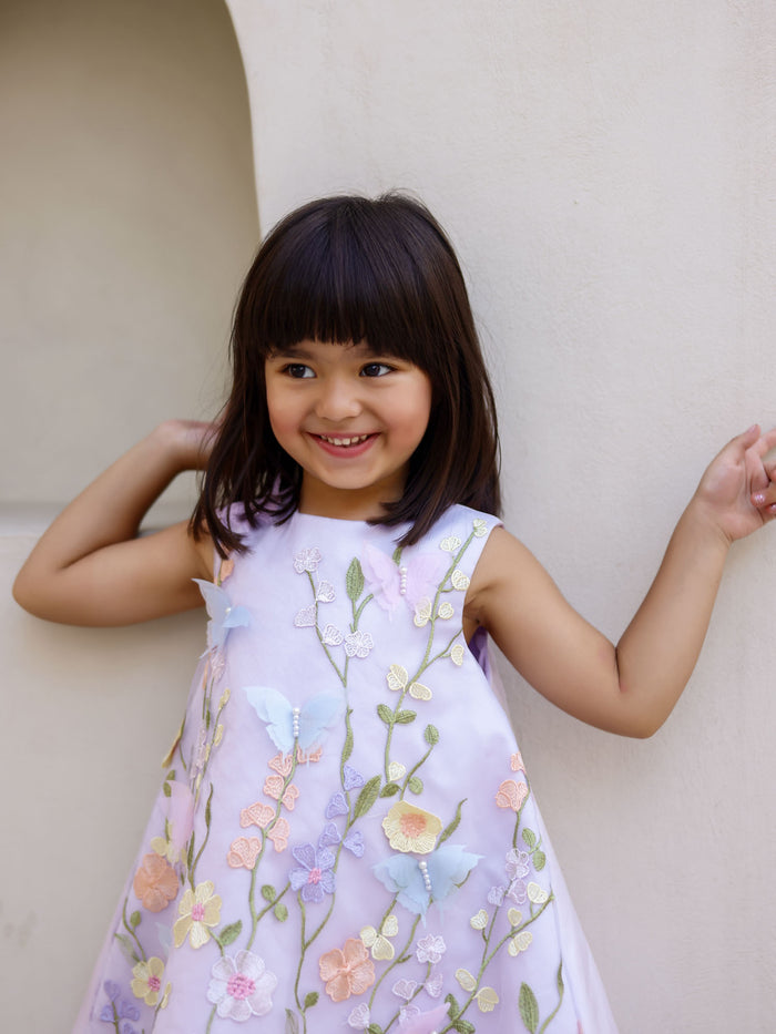 Blossom Lavender Flower Girl Dress