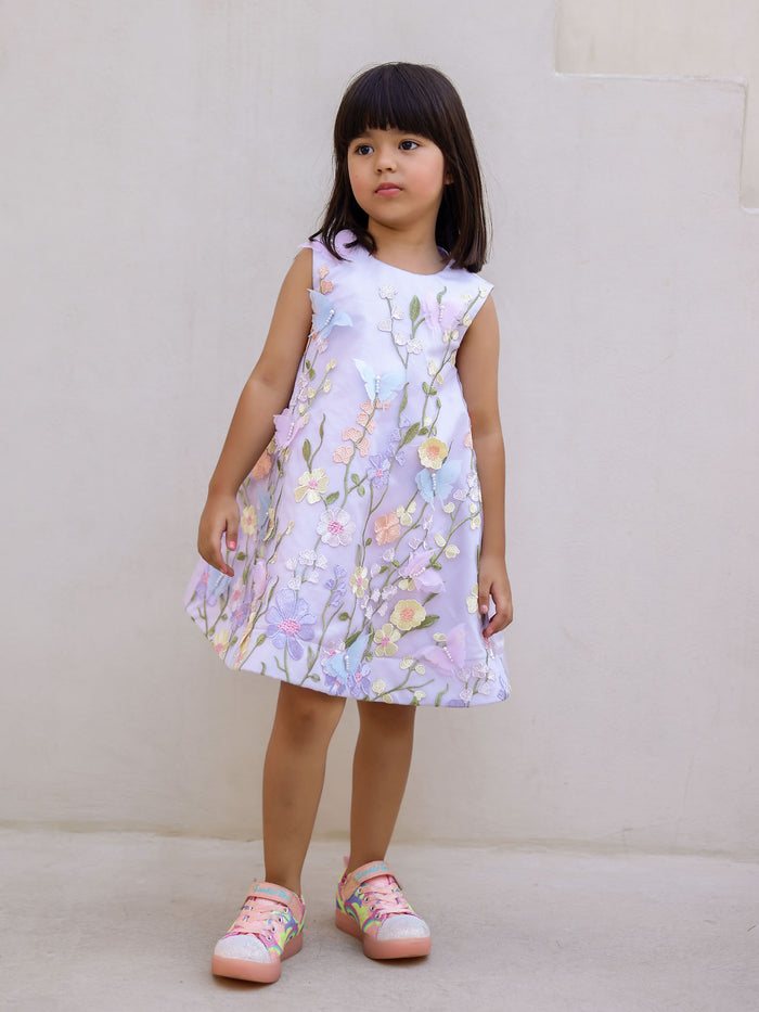 Blossom Lavender Flower Girl Dress