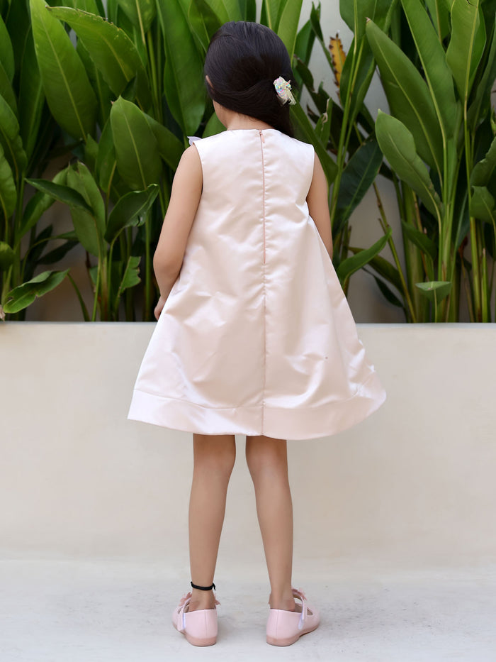 Blossom Peach Flower Girl Dress