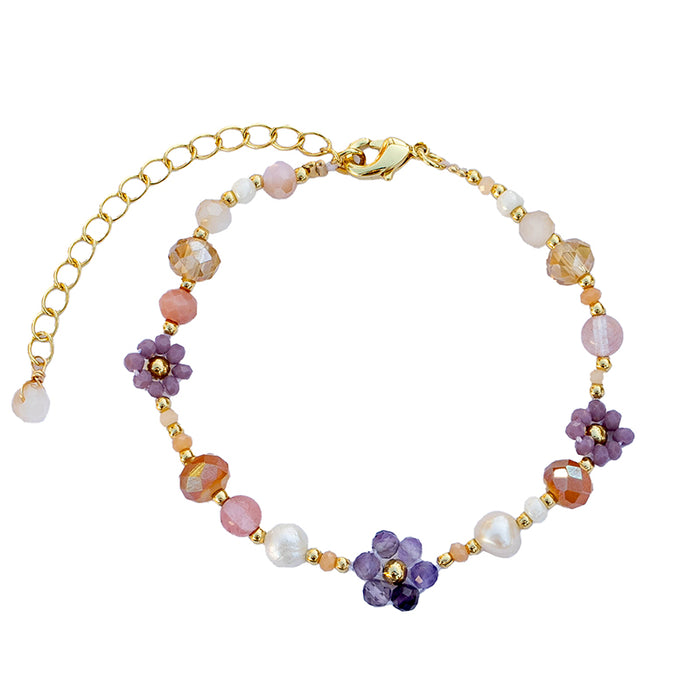 Blossoming Beauty Secret Garden Bracelet, flat lay