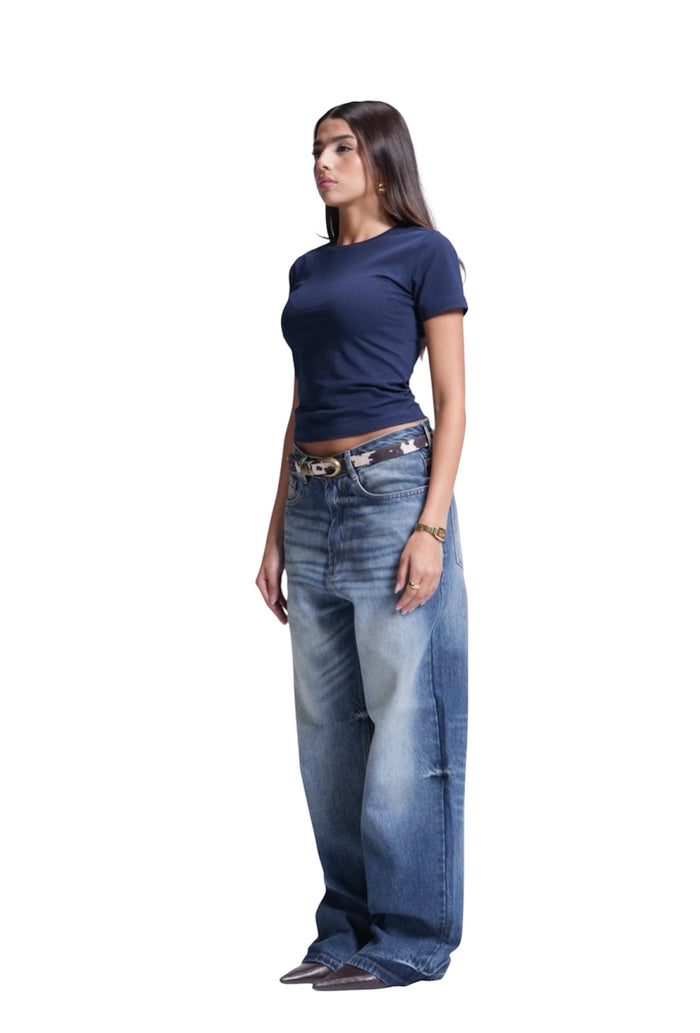 BLUE BAGGY DENIM UNISEX