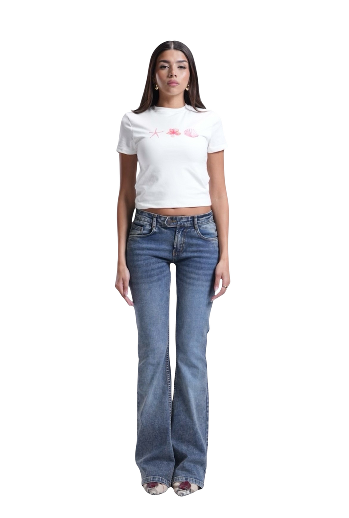 BLUE BOOTCUT