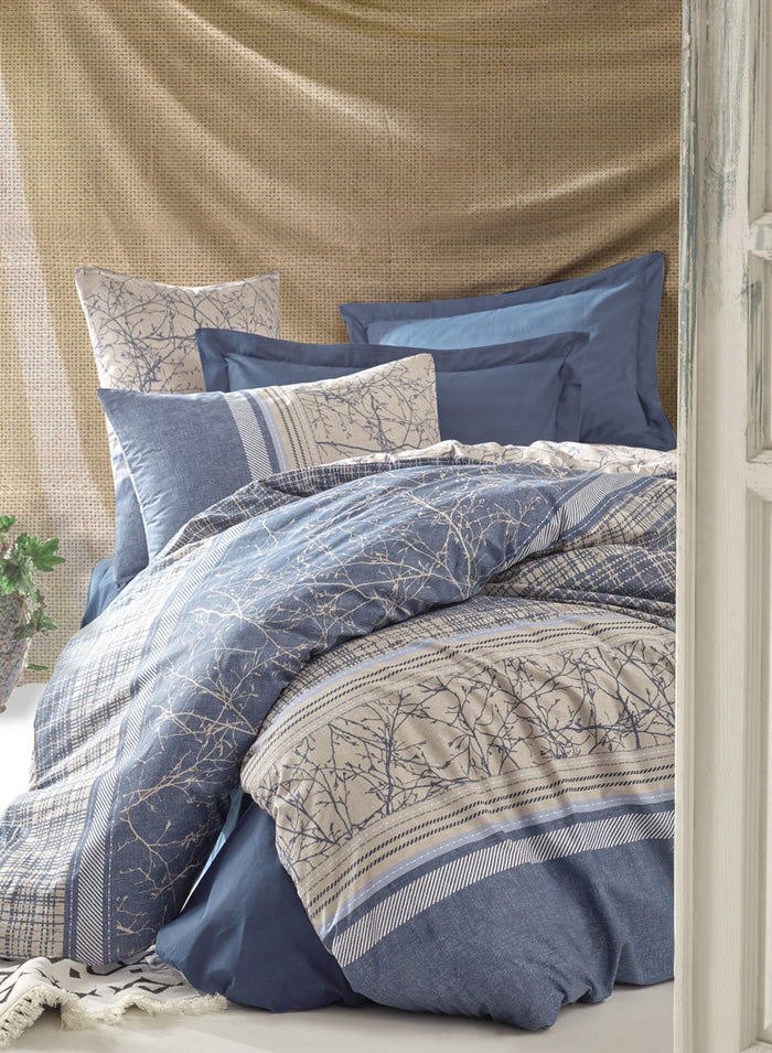 Blue Fall Duvet Cover Set | Blue