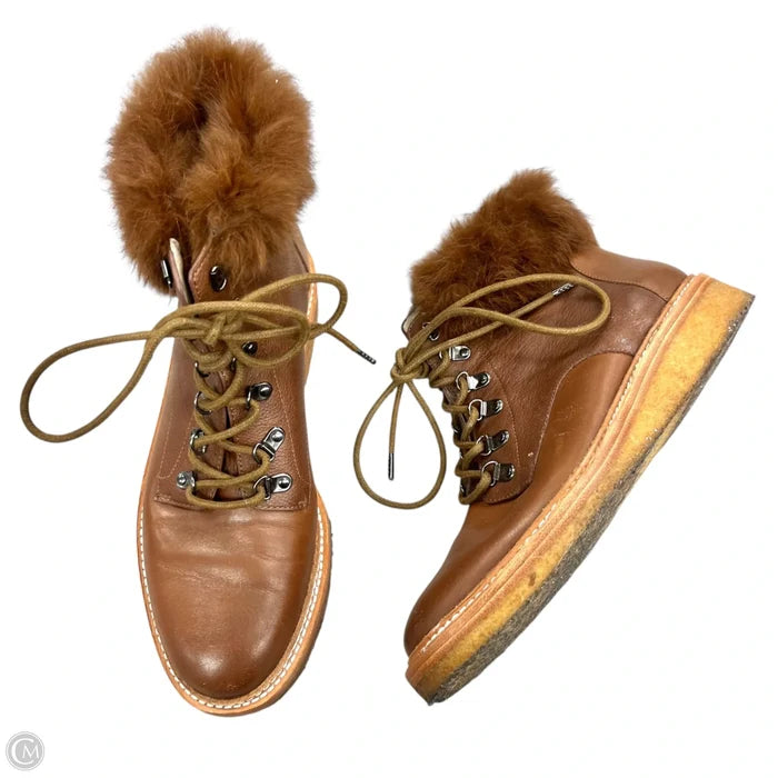 Boots Ankle Heels By Botkier In Brown, Size: 7.5