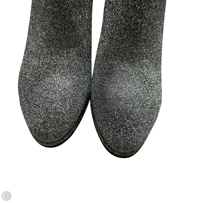 Boots Ankle Heels By Marc Fisher In Silver, Size: 7