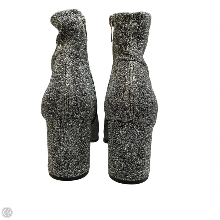 Boots Ankle Heels By Marc Fisher In Silver, Size: 7