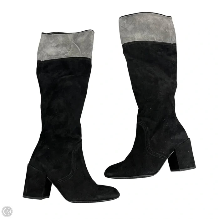Boots Designer By Stuart Weitzman In Black, Size: 6
