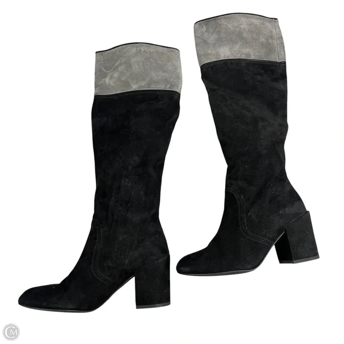 Boots Designer By Stuart Weitzman In Black, Size: 6