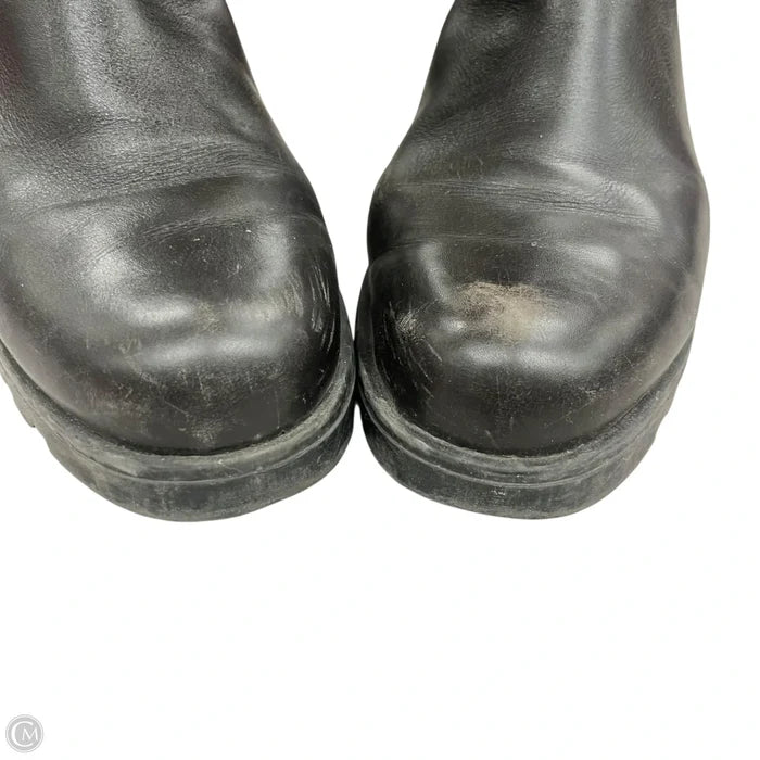 Boots Mid-calf Heels By La Canadienne In Brown, Size: 9.5