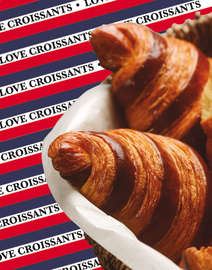boxer homme imprimé boxer court lovecroissants PULLIN en lycra