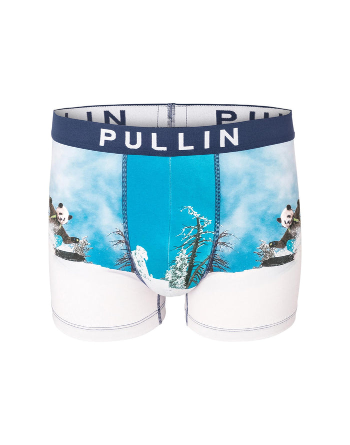 boxer homme imprimé boxer court pandapowder PULLIN en lycra