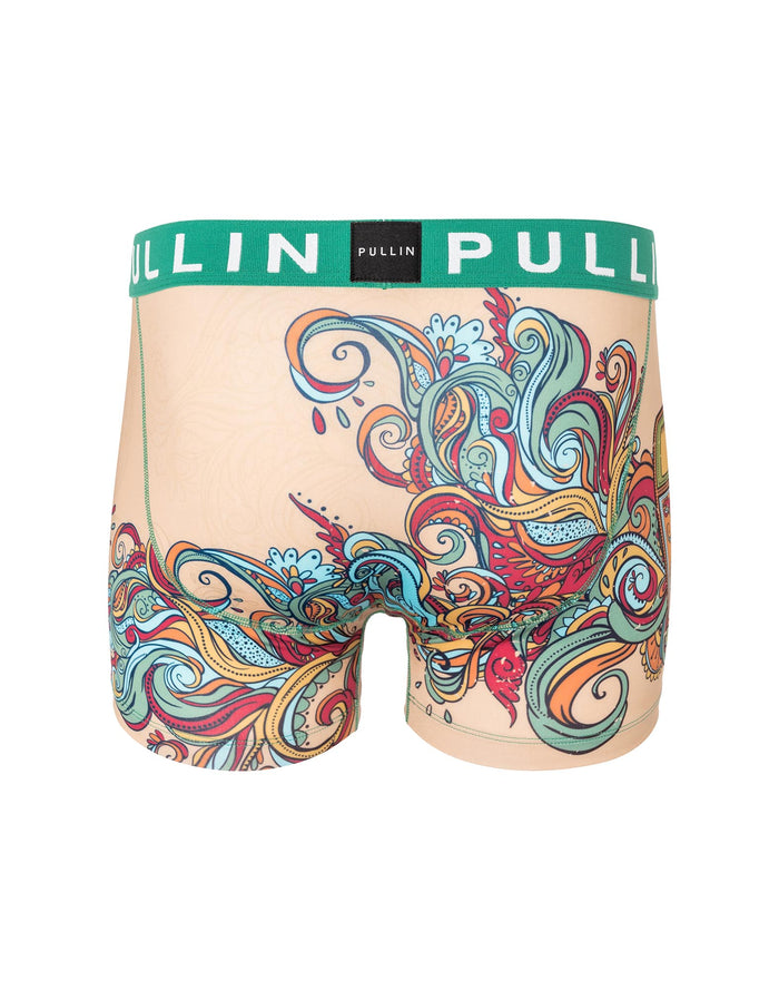 boxer homme imprimé boxer court peacevan PULLIN en lycra