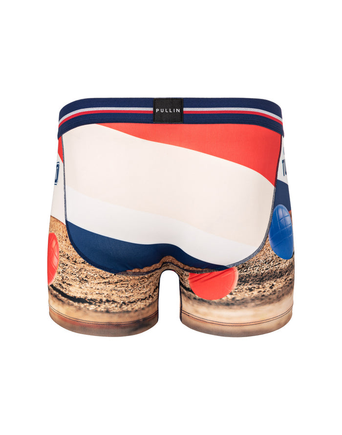 boxer homme imprimé boxer court petanqueparty PULLIN en lycra