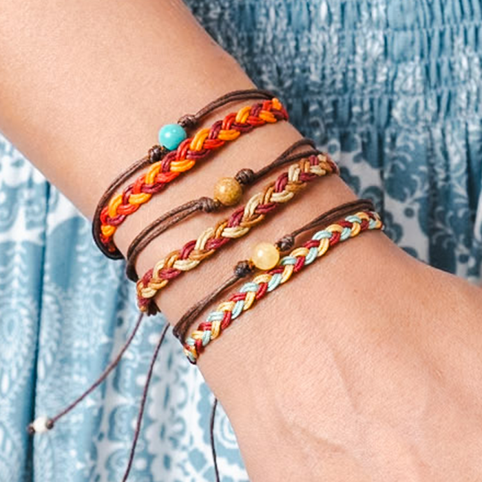 Canyonlands National Park Bracelet, stacked on wrist