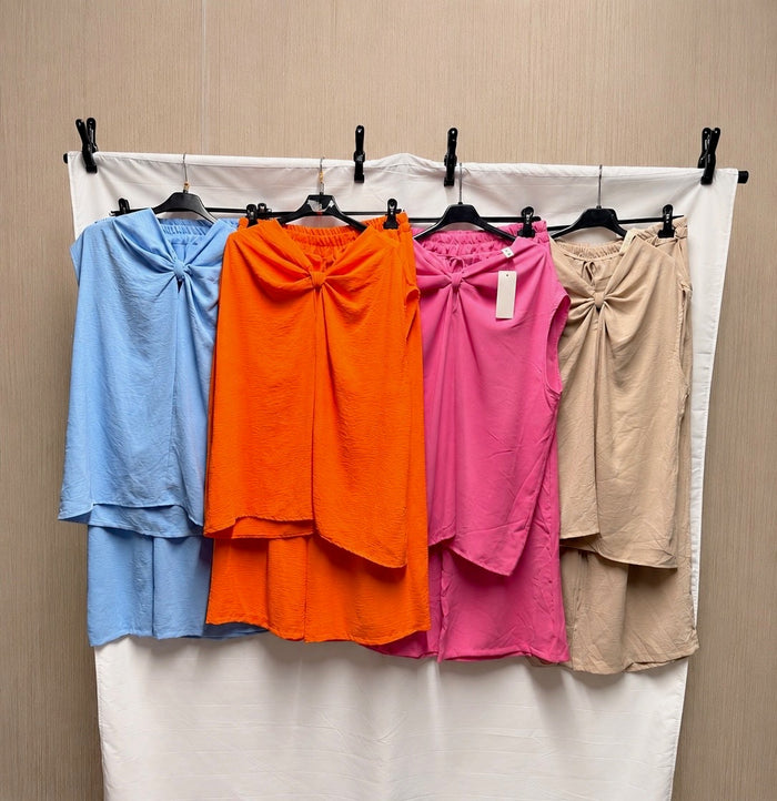 Capri Knot Top & Trouser Co-ord