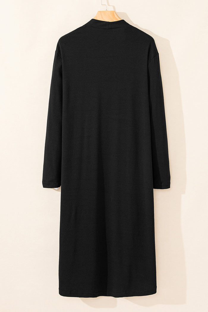Cardigan noir ouvert sur le devant *-A WOMAN WE LOVE