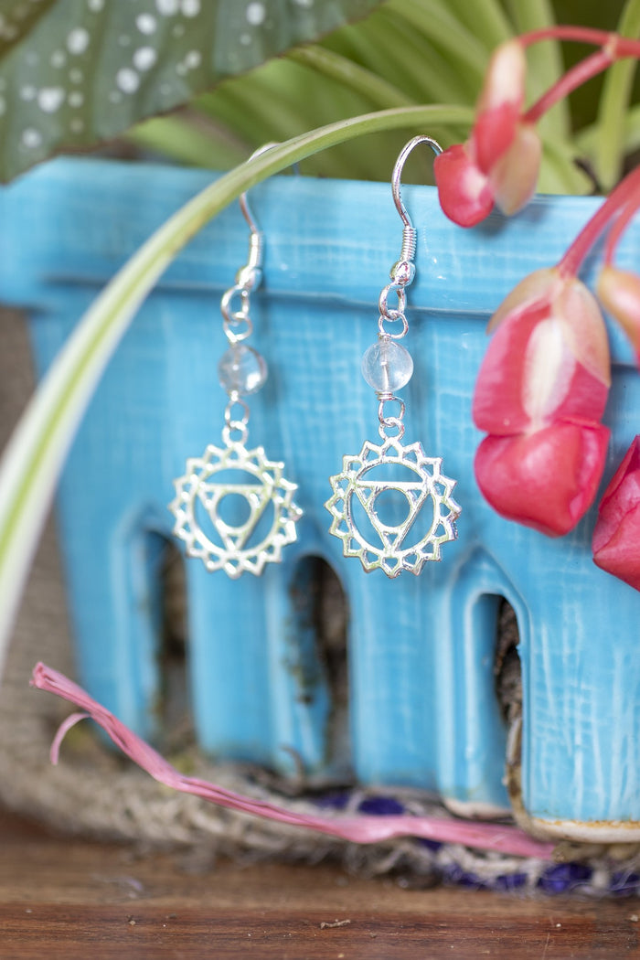Chakra Earrings in style Throat