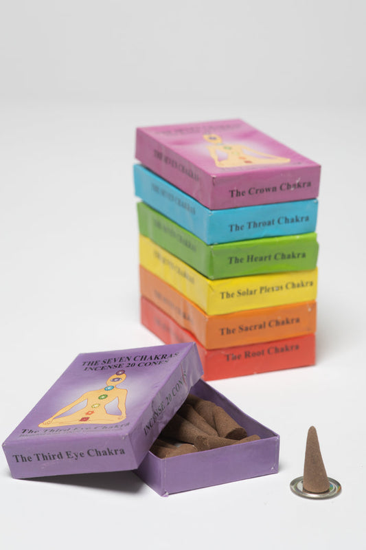 Chakra Gift Set Cone Incense in Default Title