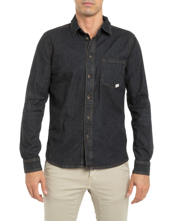 chemise black PULLIN en coton