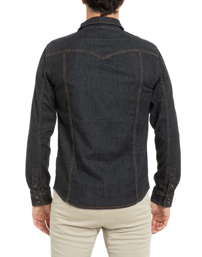 chemise black PULLIN en coton